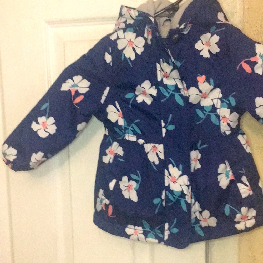 Carter’s Floral print winter coat